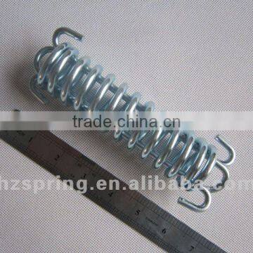 Custom safety drawbar extension spring with zinc plating finish
