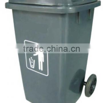 industrial outdoor 360lt plastic dustbin with CE ISO9001 in shanghai