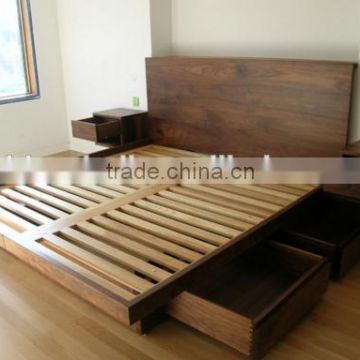Solid Wood Queen Size Platform bed