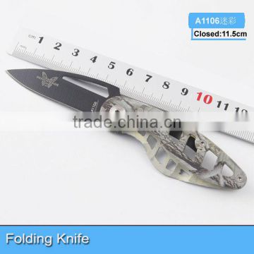 2014 Newest high quality stainless steel pocket folding knife A1106silver
