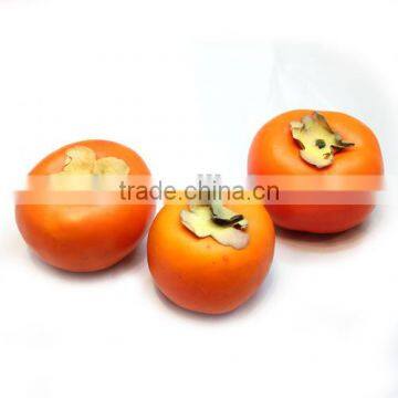 Decorative Fruit Orange Color Persimmon Artificial Fruits