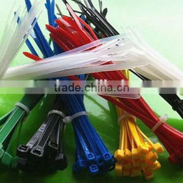 Nylon thin black cable tie / twist tie cable