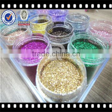 Yiwu Factory Direct Sales Nail Art Polyester Glitter Hexagon Glitter Powder