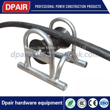 cable laying guide wheel stringing block