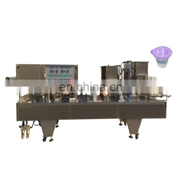 Automatic food tray wrap lidding sealing machine for fast food container automatic plastic cup lidding  machine