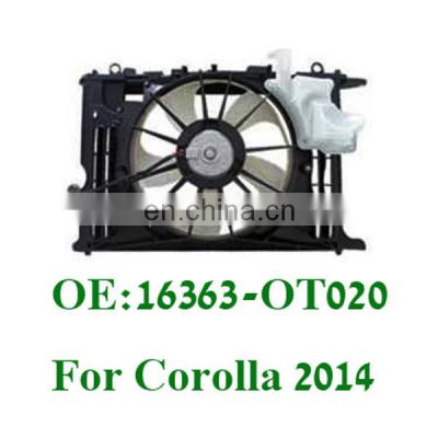 16363-OT020 Auto Radiator Fan Assy For Toyota Corolla