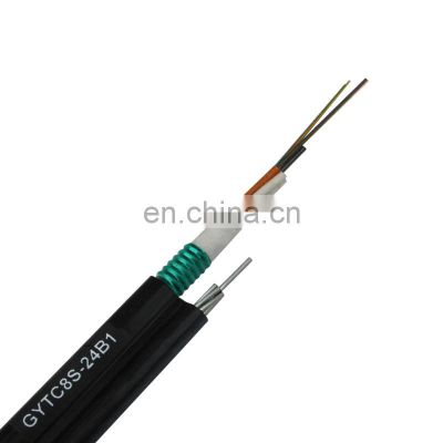 Gytc8s outdoor fast delivery light weight self supporting cable fiber optic for cytc8s