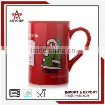 Customize service acceptable custom unglazed ceramic souvenir mug