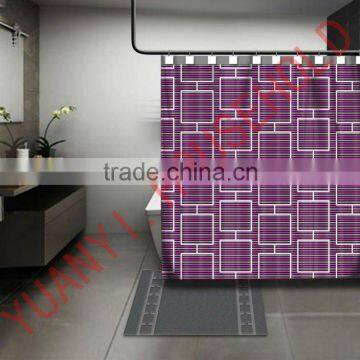 elegant shower curtains solid color purple shower curtains