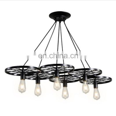 Industrial Style Iron LED Pendant Light Chandelier Ceiling Luminaire