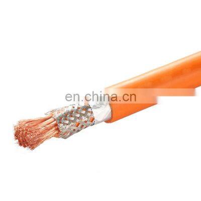 Silicone Rubber Insulation EV 2AWG 35mm 3kv High Voltage Shielded LSZH EV Power Cable for Electric Vehicle