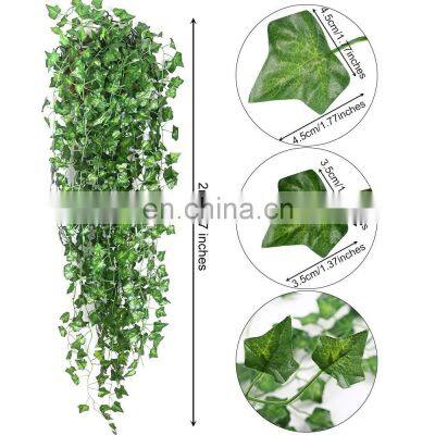 Christmas Garland Xmas Wall Artificial Leaves Plastic Plants Farm House Decor China Home Wholesale Flowers Flower Decoration