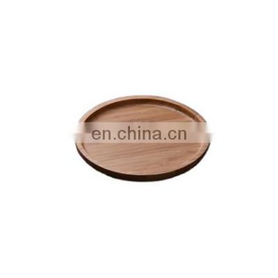 Wholesale High Quality Multifuntion Organic Natural Round Bamboo Serving Plate