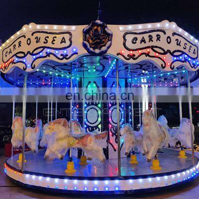 New design commercial cheap price amusement park game machine carousel merry go round for sale