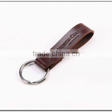 Italian Leather Key Ring Holder For Promotion