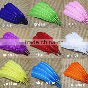 wholesale colored goose feather trim for sale