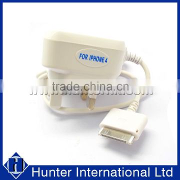Wholesale White For iPhone 4 UK Main Charger