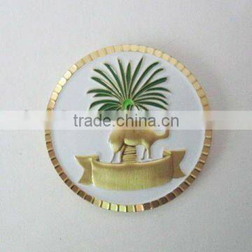 free camel commemorative coin with lace craft