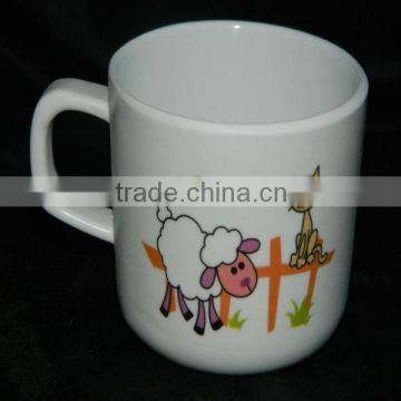Children's melamine cups with handle