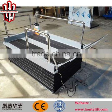 Chinese factory direct supply manual small platform scissor lift home elevator platform