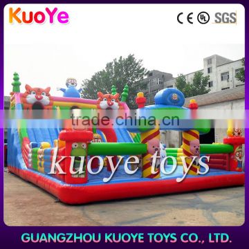 outdoor inflatable playground equipment,inflatable city toy,inflatable playground china