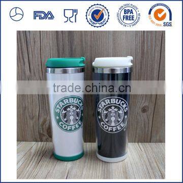 14OZ HOT SALE double starbucks travel mug/coffee travel mug