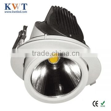 Hot cob 28w bridgelux led trunk light/Gimbal/Rotable led downlight with 3years warranty