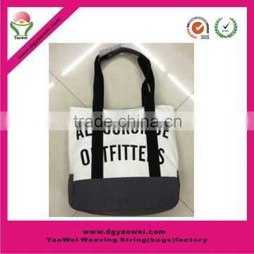 2016 New fashion hot promotional natural top quality 280g cotton canvas tote bag                        
                                                Quality Choice