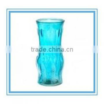 Home decor color glass vases for wholesale