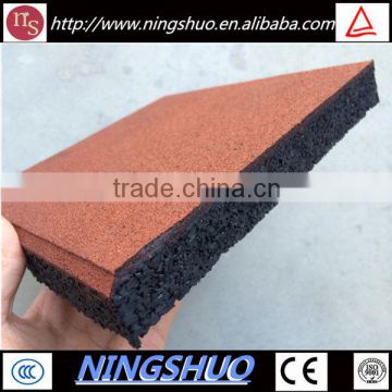 Trade Assurance outdoor rubber tile matting, playground rubber paver tiles