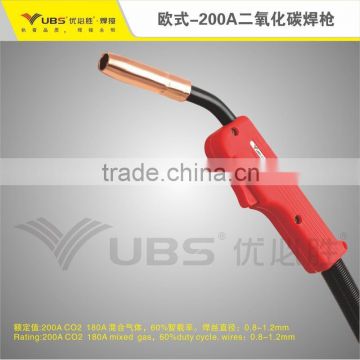 UBS CO2 MIG Torch 200A binzel type welding torch