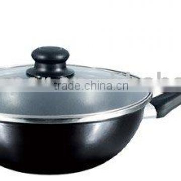 Porcelain enamel non-stick pan wok-enamelware
