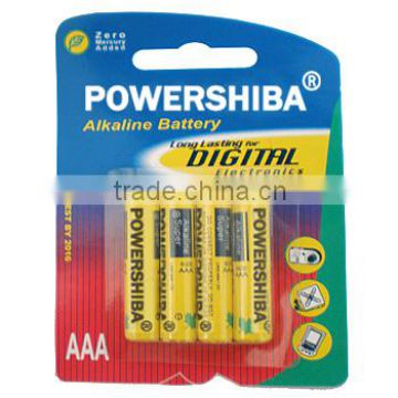 am4/ aaa/ lr03 1.5v super alkaline battery