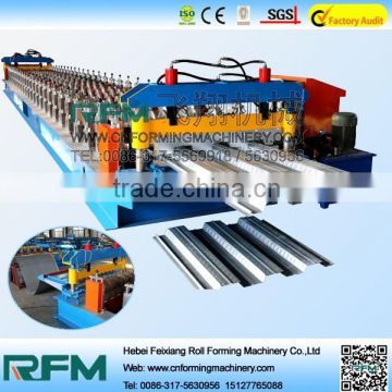 Steel cold forming equipments, floor decking concrete tile roll forming machine