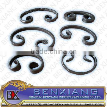 2012 Shangdong BX ornamental wrought iron scroll/ decoration of gate grill and fence