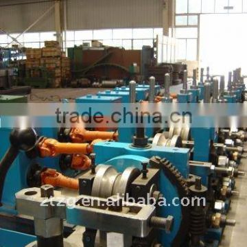 straight welded pipe mill line