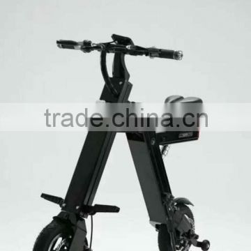 Folding electric scooter e bike with the dashboard driving speed headlamps the total mileage of driving a single mileage SOC