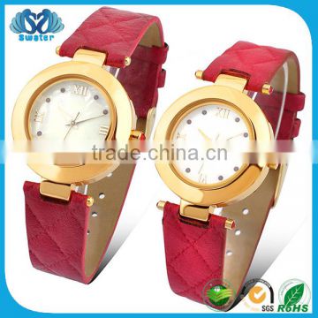 2016 Trending Products Leather Strap New Ladies Watch