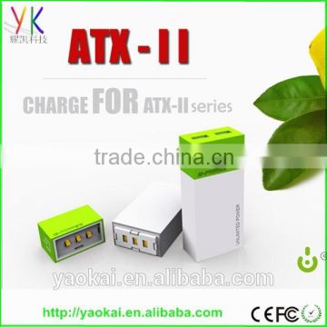 ATX-II Flashlight dual usb LED 12000mah power bank charger
