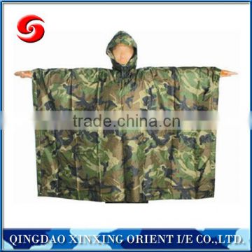 Nylon 190T Mexican Poncho for Military Use