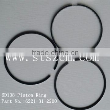 S6D108 Piston Ring 6221-31-2200 WA300 WA420 PC300 D57S-1B