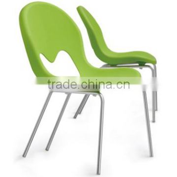 Leisure chair PP with steel chair