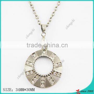 Fashion round metal necklace