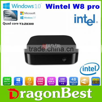 Win-Dows 10 Os Tv Box Intel Inside Quad Core Mini Pc 2G+32G Wintel Pro Tv Box