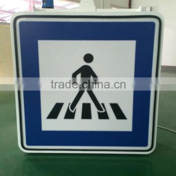 High quality crosswalk lighting box sign
