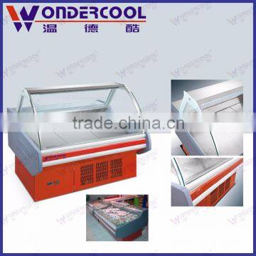 1.5M New Style supermatket Commercial meat deli seafood showcase