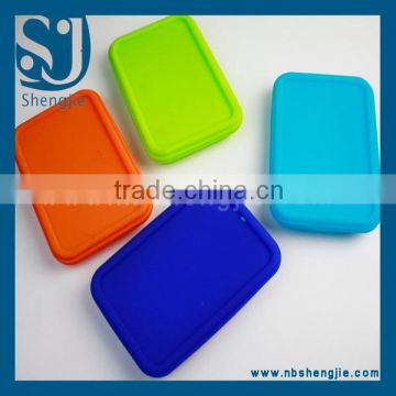 Trade Assurance 2015 best selling lunch box ,Silicone lunch box, Folding silicon lunch box