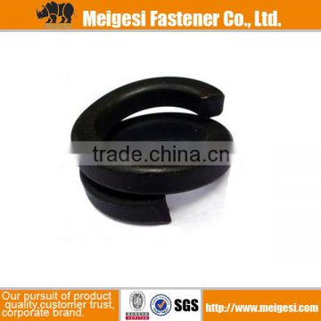 China Standard fastener good quality and price DIN127 black surface carbon steel high strength double spring washer