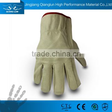Short leadtime insulation cheap driver leather work gloves