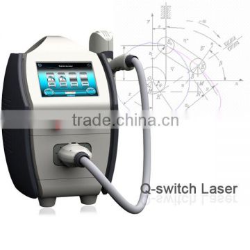 China more popular beauty machine 1064 nm 532nm nd yag laser with 3 treat heads